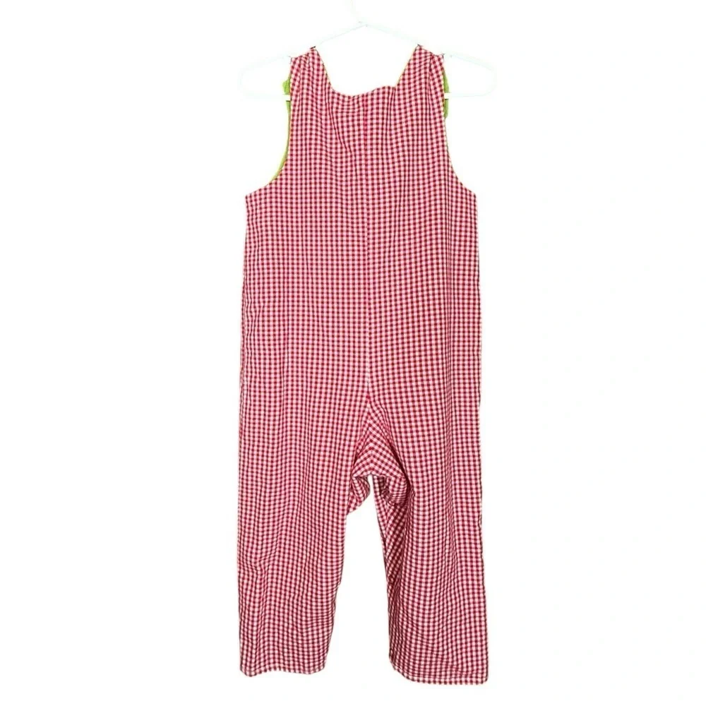 The Bailey Boys Christmas Reindeer and Sports Reversible Longall Jon Jon 2T - Picture 4 of 9